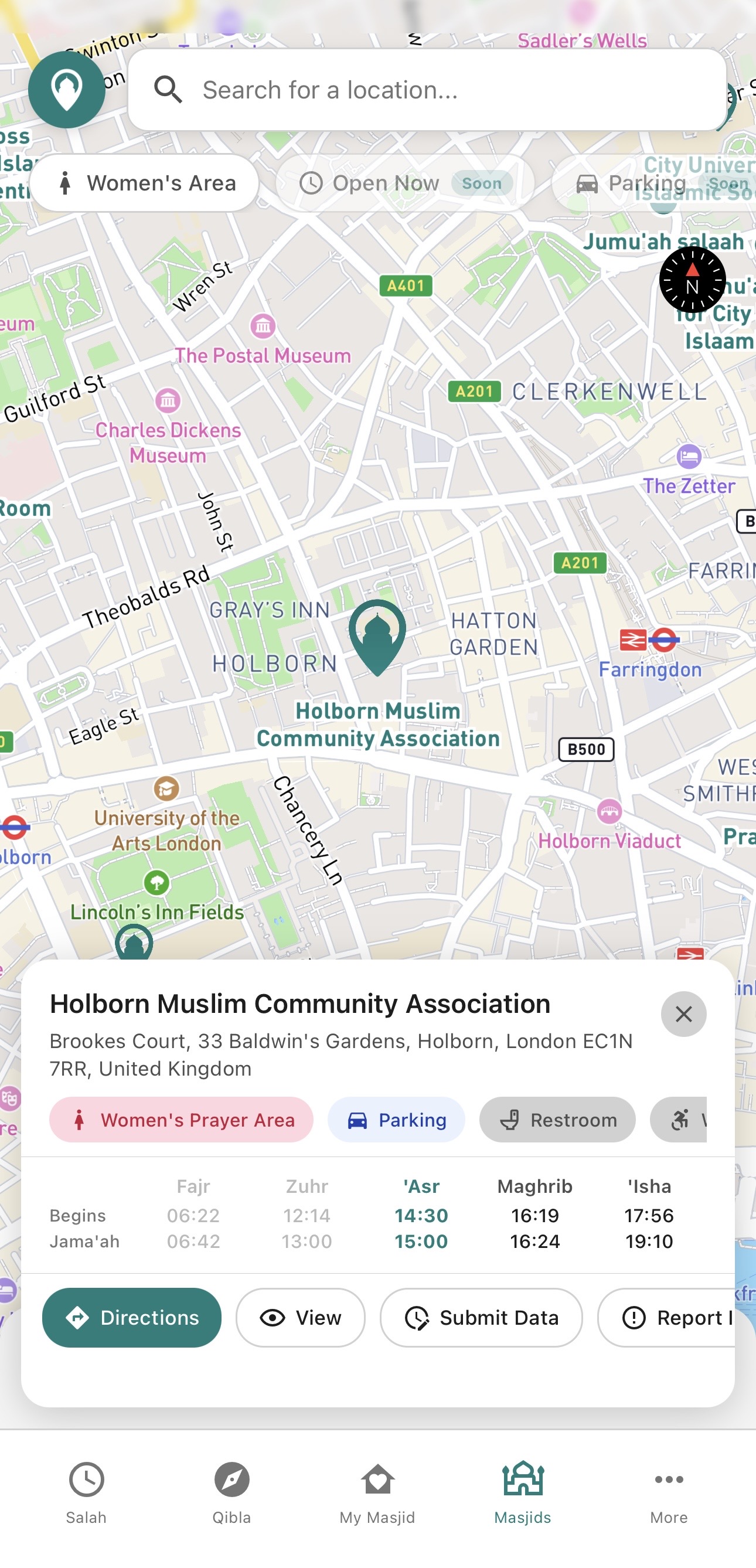 Always Find a Nearby Masjid